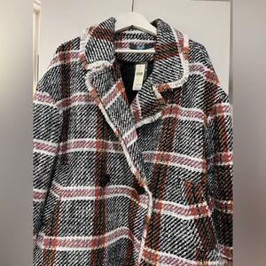 Anthropologie New Oversized Peacoat/Jacket
